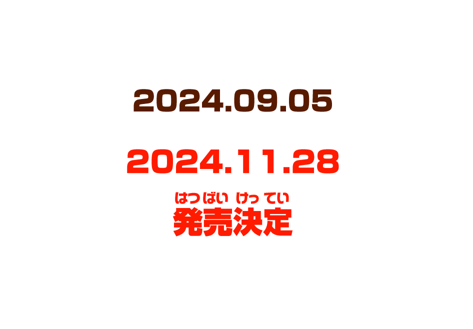 2024.11.28 発売決定