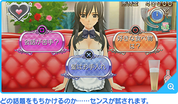 どの話題をもちかけるのか……センスが試されます。