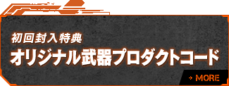 初回封入特典オリジナル武器プロダクトコード