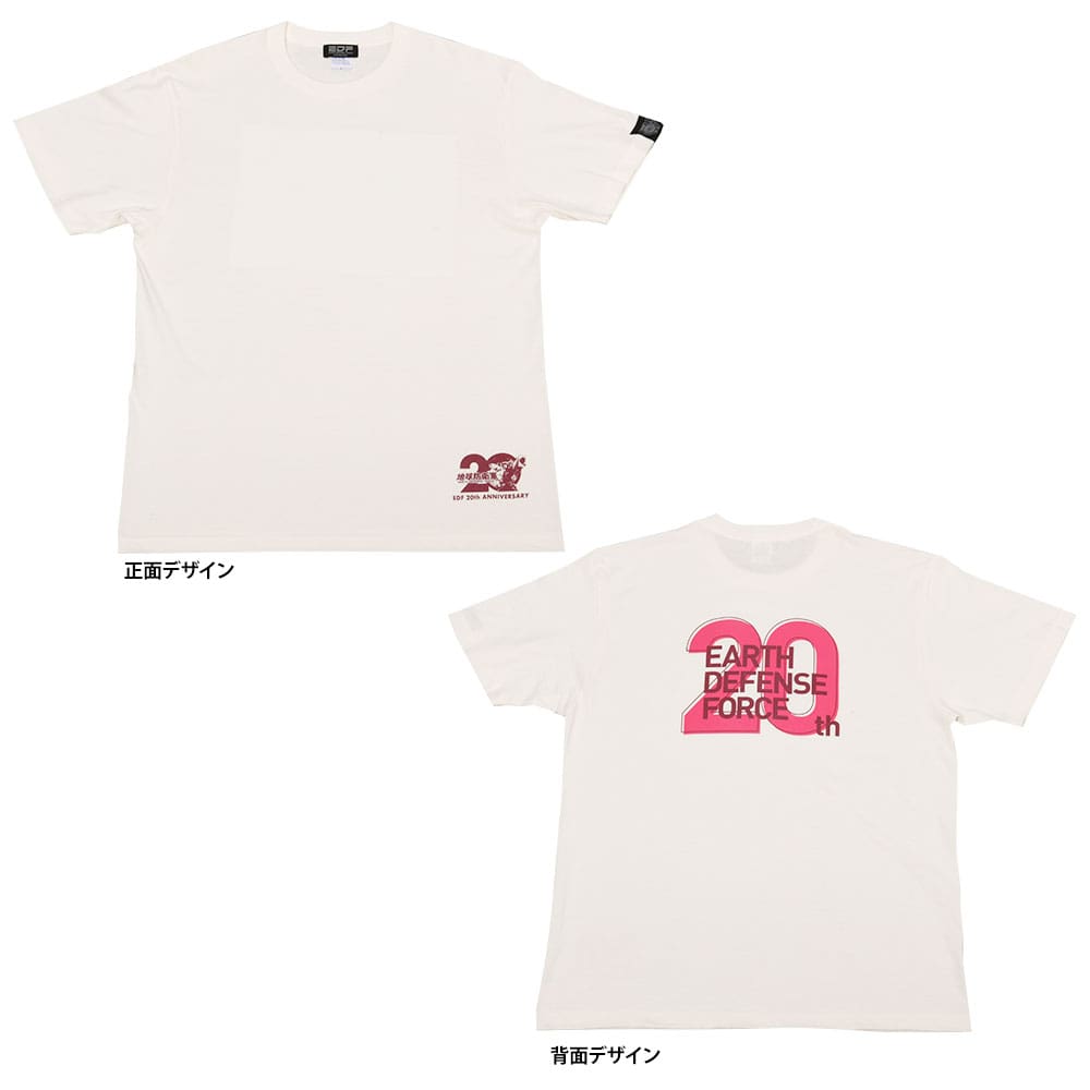 地球防衛軍Tシャツ「20thタイポグラフィver.」