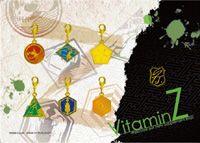 VitaminZ　キャラクターマークファスナーアクセサリー＆校章セット
