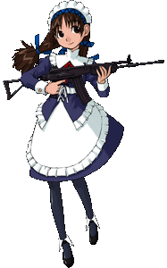 THE メイド服と機関銃