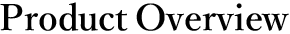 Priduct Overview