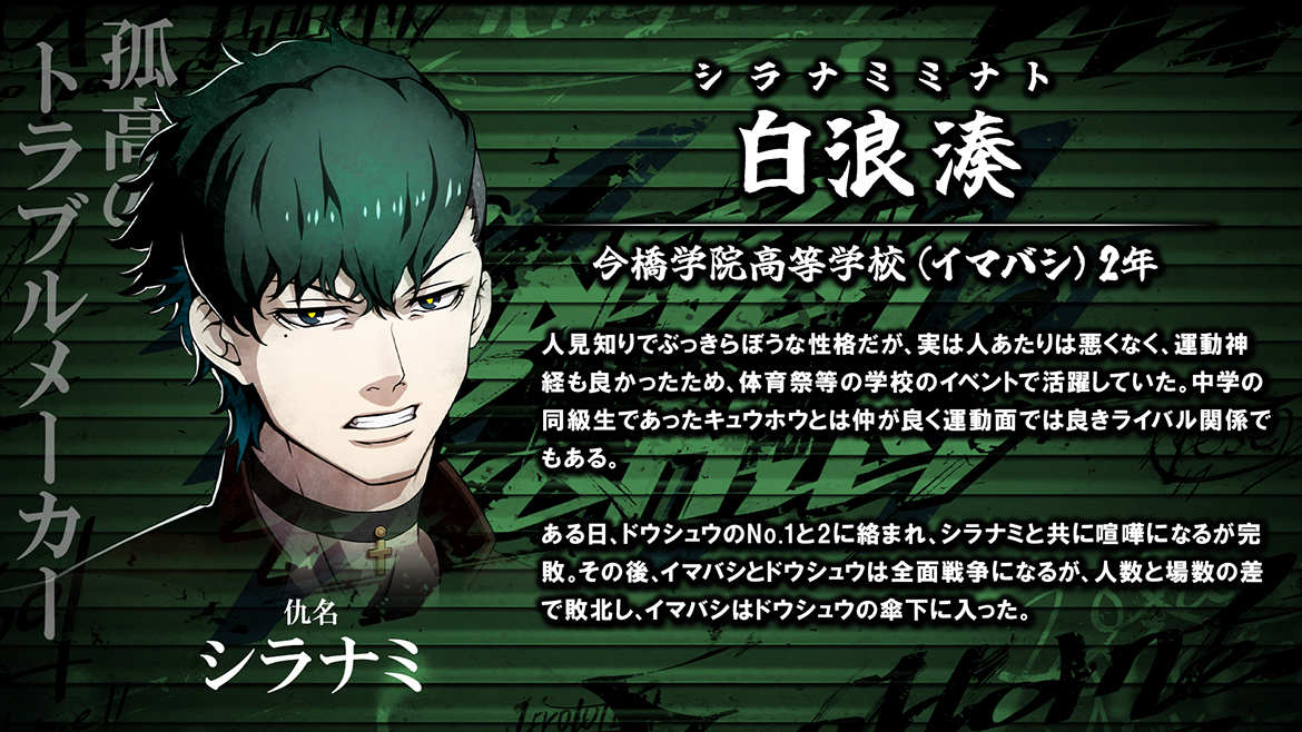 シラナミ プロフィール