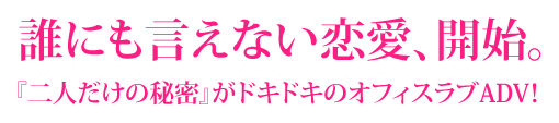 誰にも言えない恋愛、開始。『二人だけの秘密』がドキドキのオフィスラブＡＤＶ！　