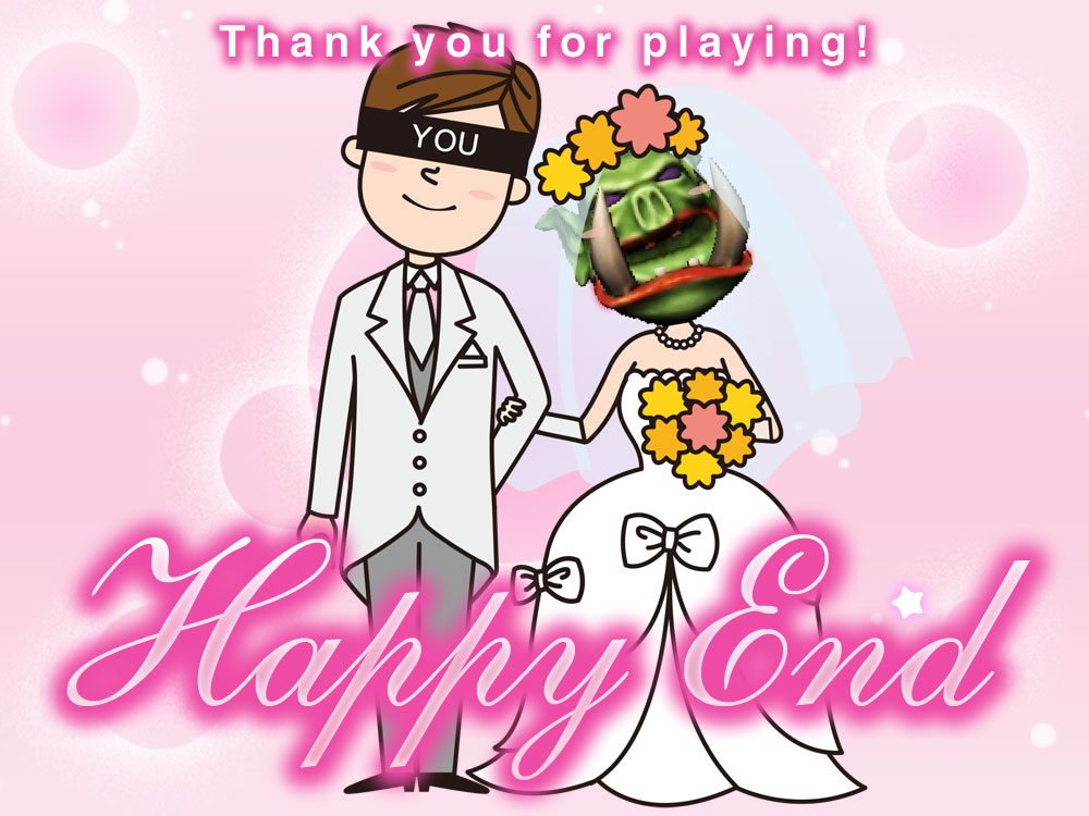 Thank you for playing! Happy End