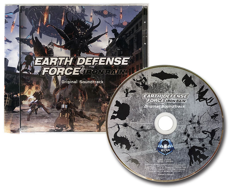 EARTH DEFENSE FORCE: IRON RAIN オリジナルサウンドトラックCD