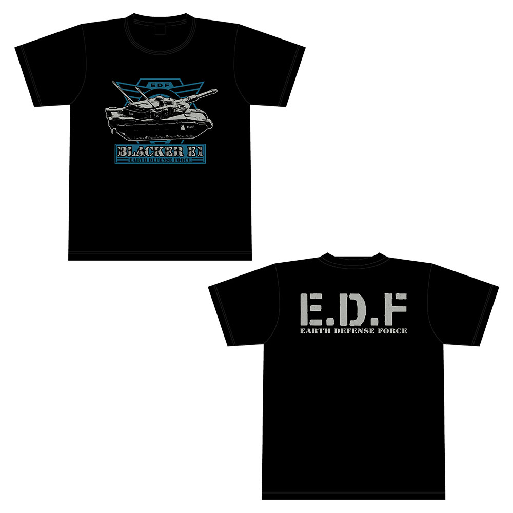 地球防衛軍Ｔシャツ【Blacker E1ver.】